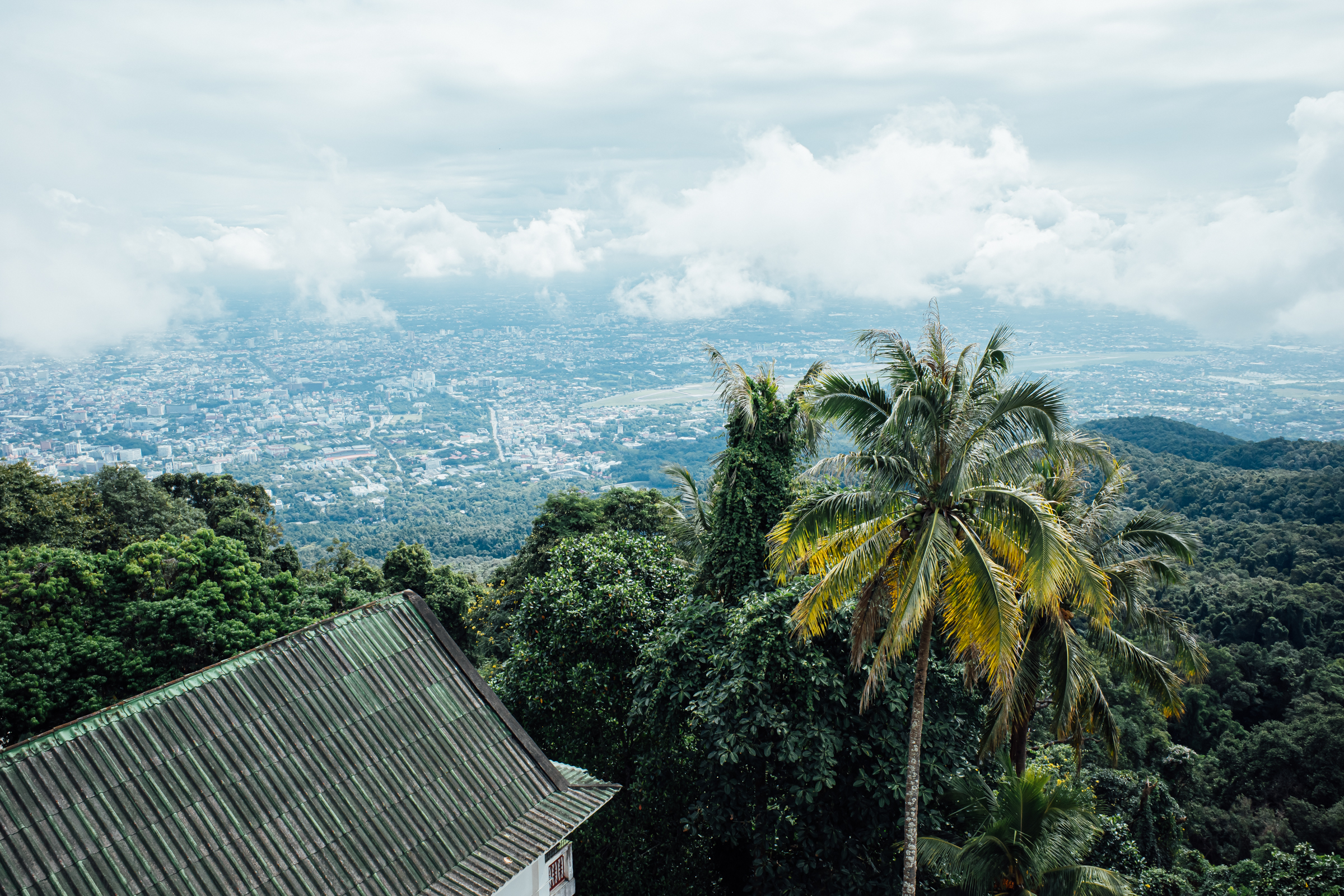 ドイステープ寺院からの眺め